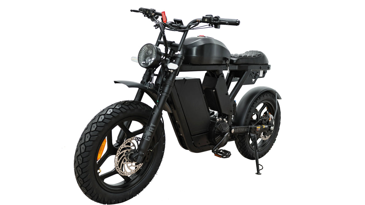 Introducing the Power Goat MD & Motor Goat MD: 12,000W Mid-Drive Electric Bikes