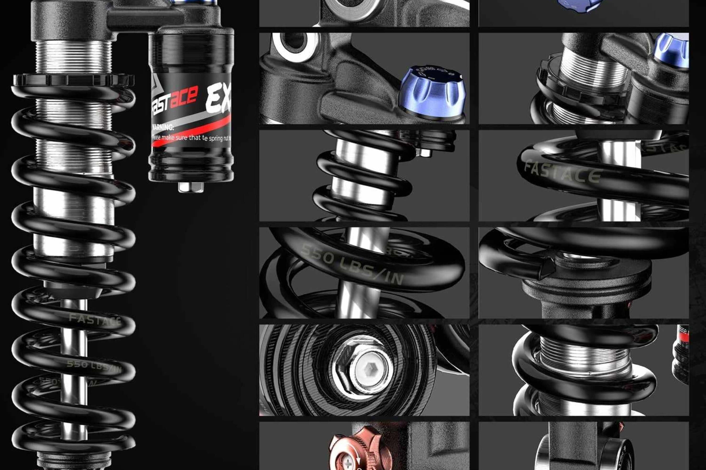 350lb Rear Shock for Motor Goat and Billy Goat