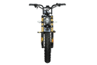 Black and gold electric bike on a white background