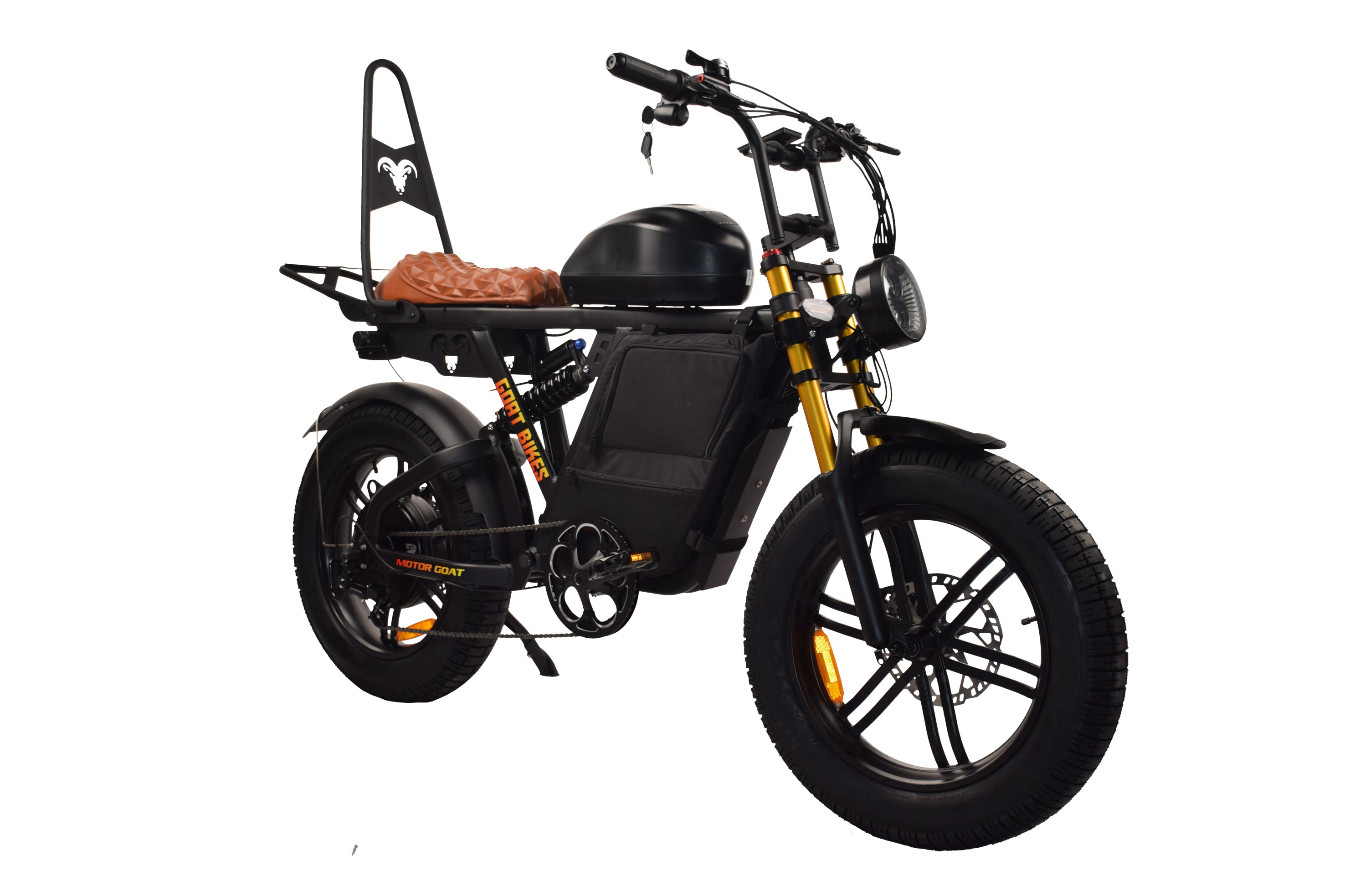 Backrest and Cargo Rack for Motor Goat and Power Goat