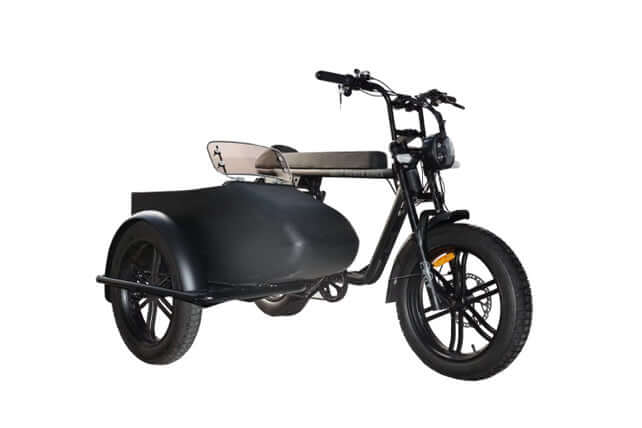 goat power bikes electric bike side cart