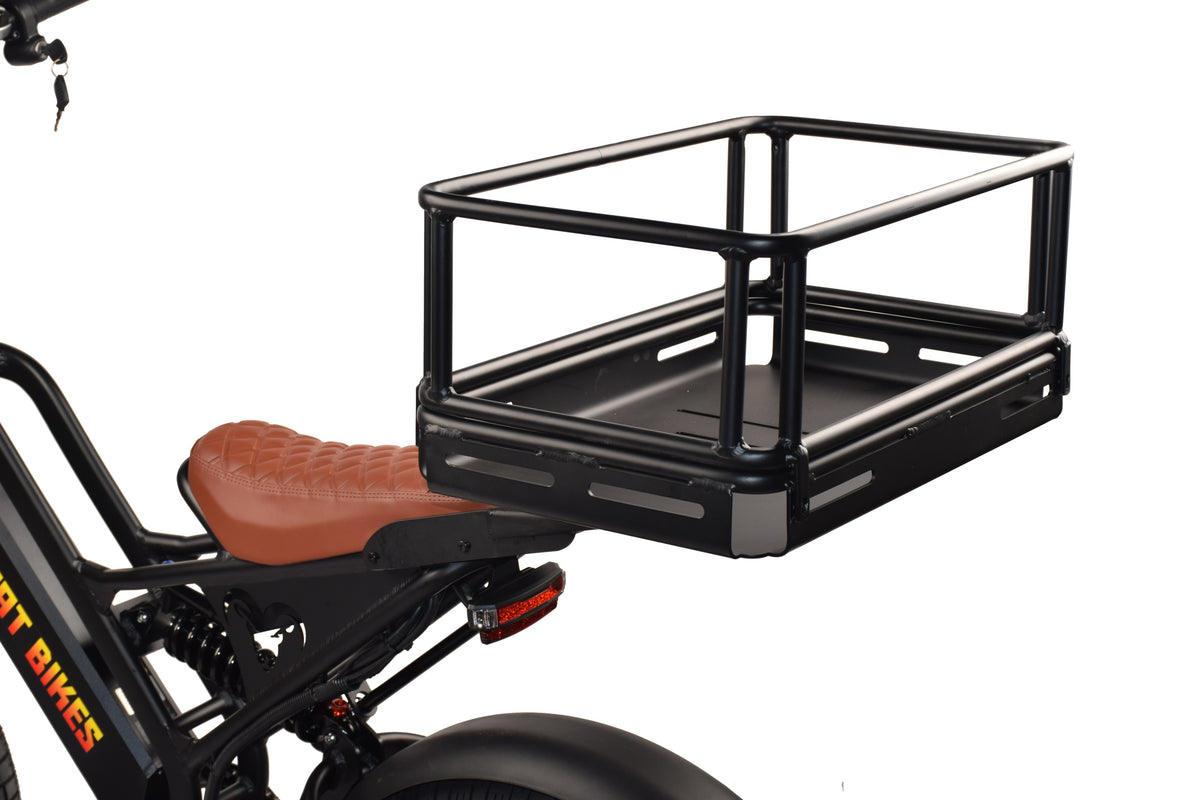 Using Back Rack For Storage Box Storage Basket for Rear Rack – Durable & Spacious