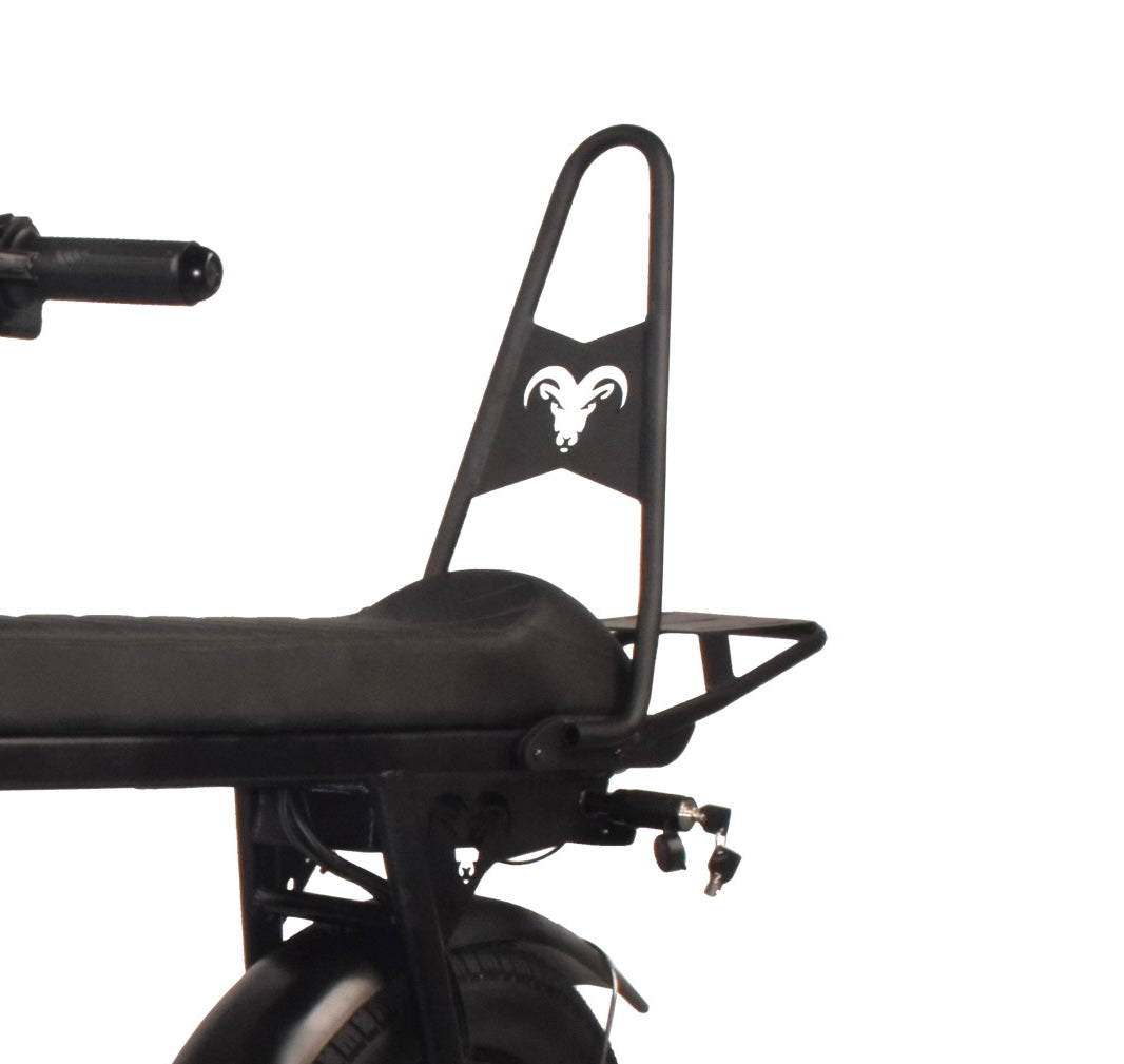 Backrest and Cargo Rack for Motor Goat and Power Goat