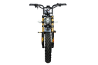 Black and gold electric bike on a white background