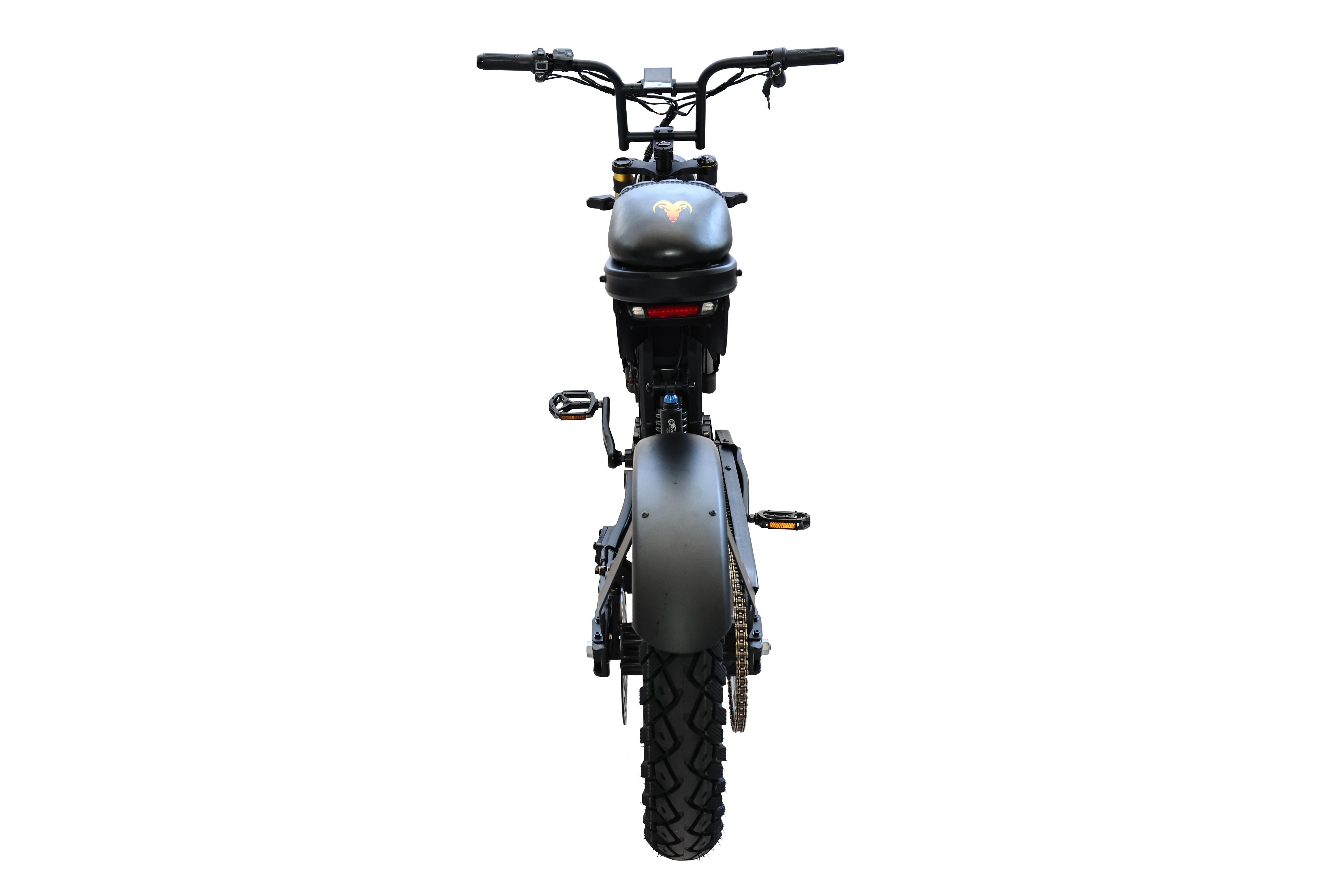 Electric bike on a white background