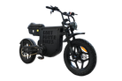 Black electric bike with 'Fort Power Bikes' branding on a white background