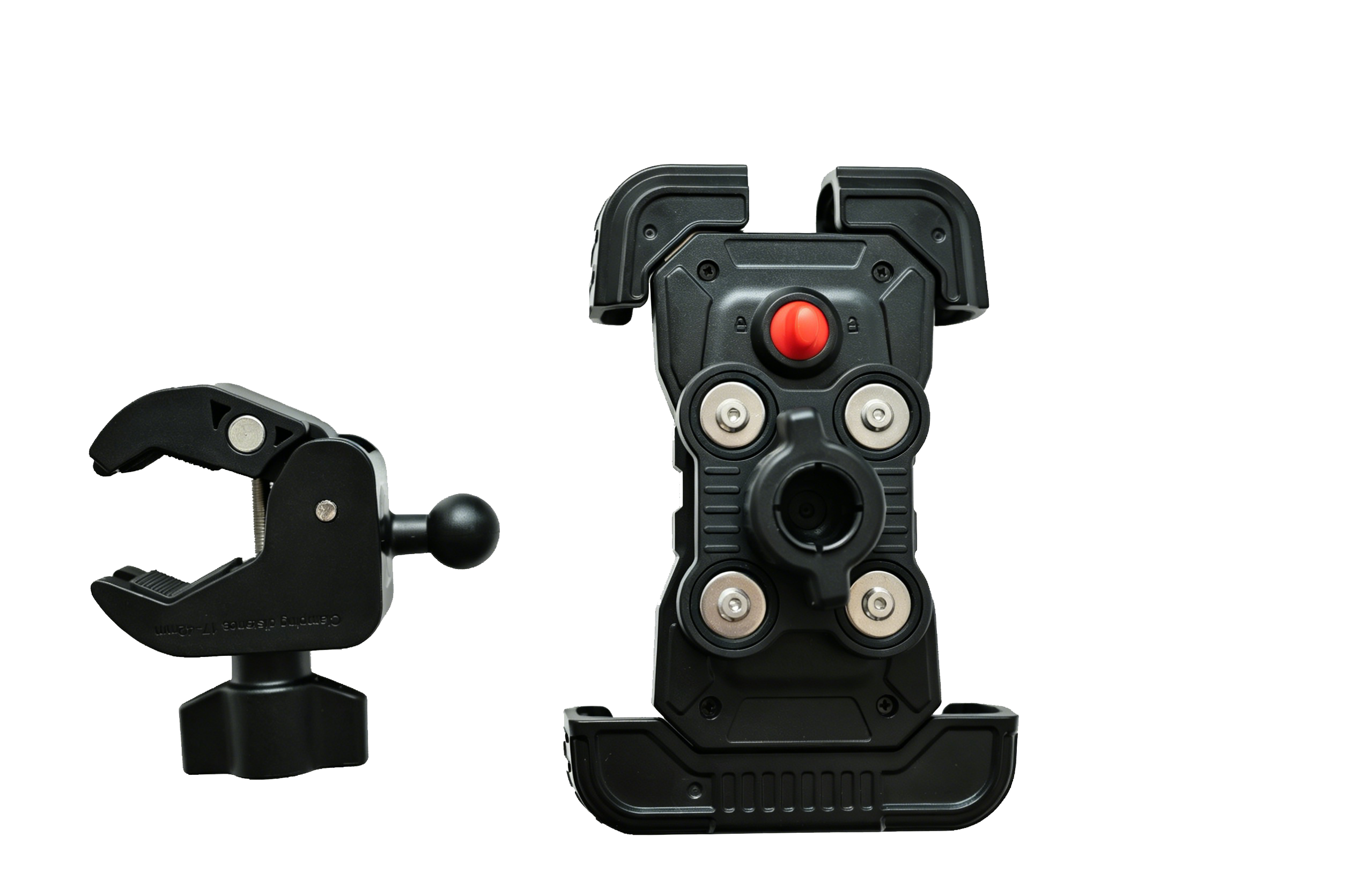 electric bike shock absorbing phone mount
