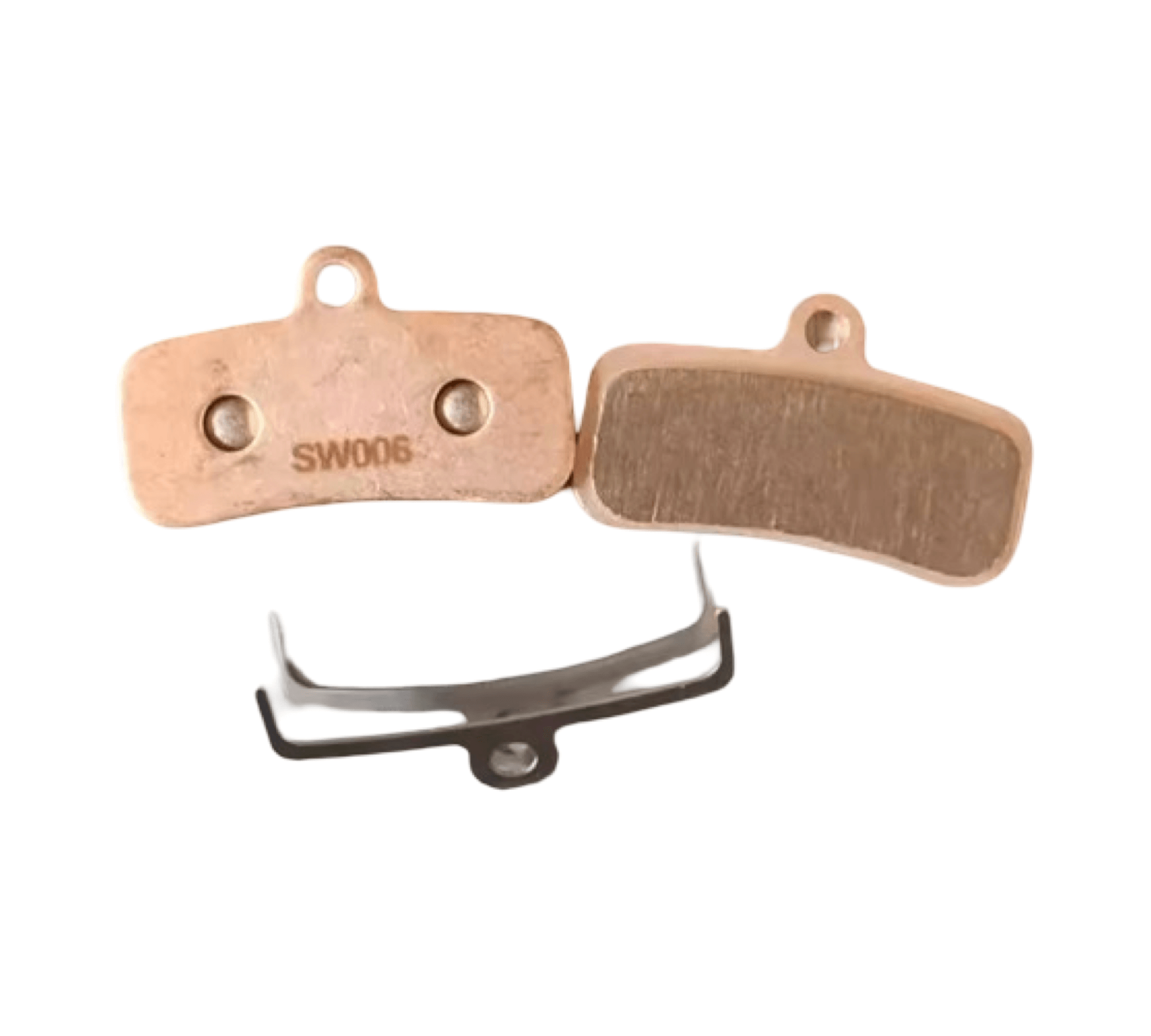 electric bike brake pads with text