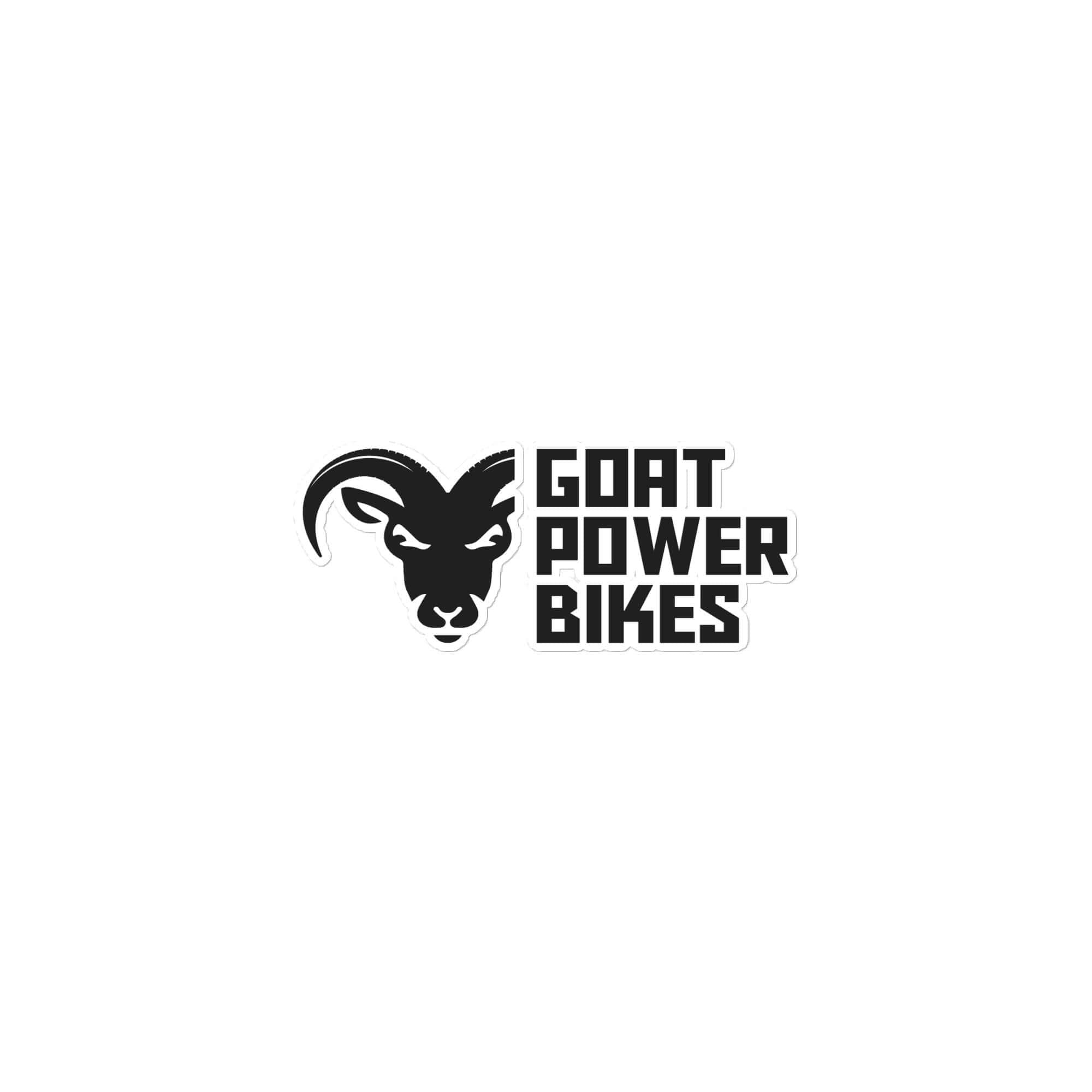 Goat Power Bikes Black Sticker
