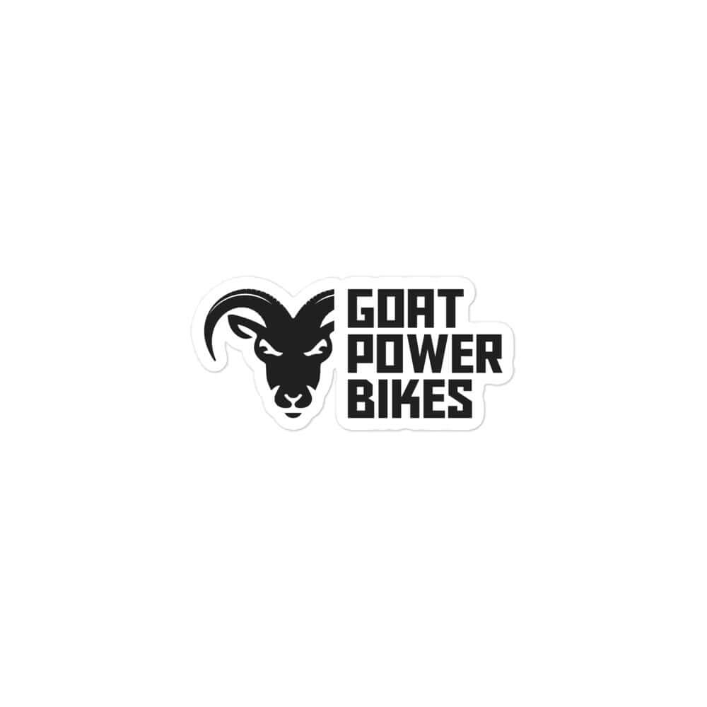 Goat Power Bikes Black Sticker